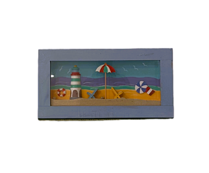 Quadro 3D Praia